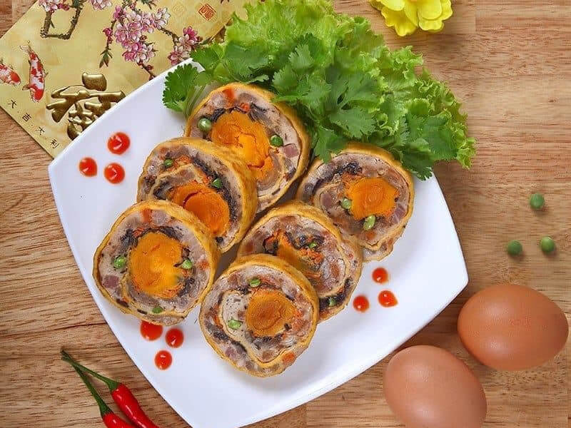 Chả hoa ngũ sắc