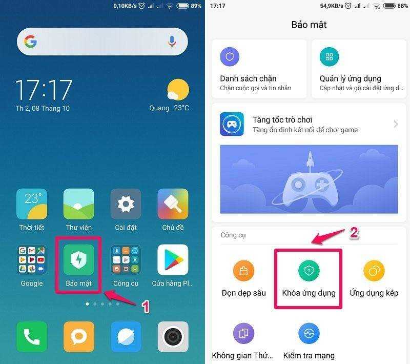 Cách ẩn ứng dụng trên Android máy Xiaomi