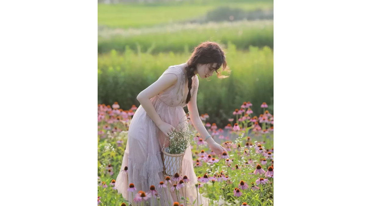 Cách chụp ảnh giữa rừng hoa kiểu nàng thơ