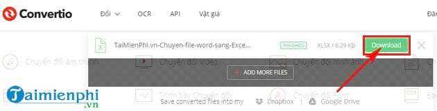 [TaiMienPhi.Vn] Cách chuyển file Word sang Excel
