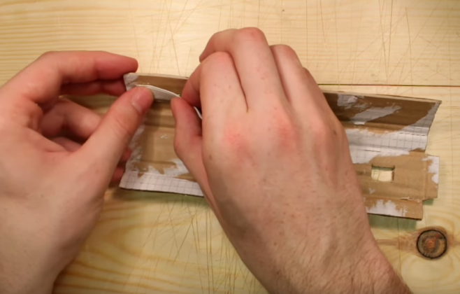 Cách làm cung tên đeo tay bằng giấy - Hình 12