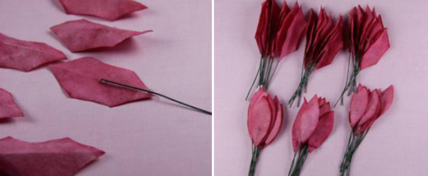 Cách làm hoa giấy vintage trang trí tết thêm xinh cho nhà bạn 4