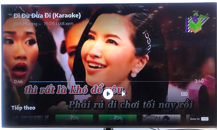 Cách hát karaoke bằng ứng dụng nhạc của tui trên tivi LG
