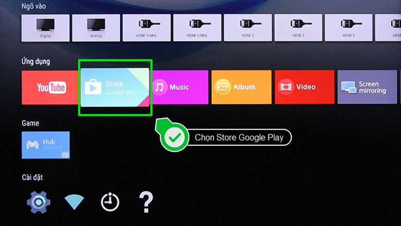 Cách tải Ch Play trên Tivi LG mới nhất 2023 mới nhất.