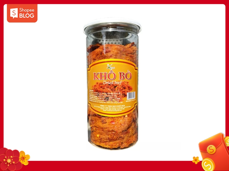 Khô bò dành cho cánh mày râu (Nguồn: Shopee Blog)