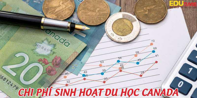 chi phí sinh hoạt du học canada 2021-2022