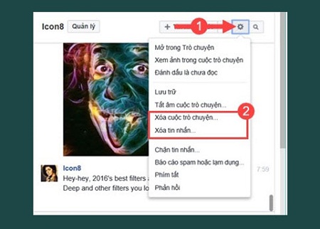 Không thể khôi phục tin nhắn đã xóa trên Facebook
