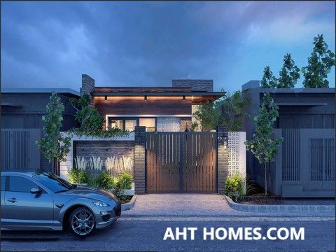 Chiêm Ngưỡng 10 Mẫu Nhà Phố 1 Tầng đơn Giản Hiện đại đủ Tiện ích - AHT HOMES | Tư Vấn Thiết Kế Thi Công Nhà Đẹp - Xây Dựng Nhà Trọn Gói