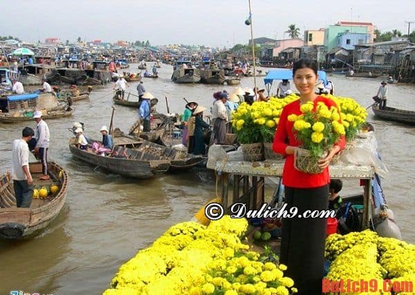 Chợ hoa Hậu Giang tràn ngập hoa - Những chợ hoa ngày tết nổi tiếng ở Sài Gòn