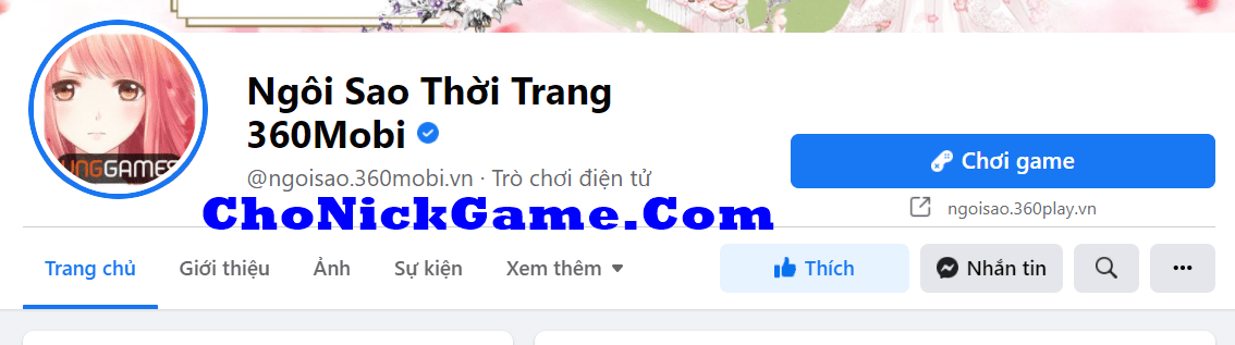 Cho nick ngôi sao thời trang