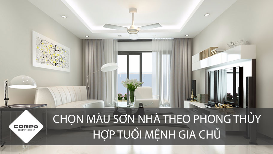 Chọn Màu Sơn Nhà Theo Phong Thủy Hợp Tuổi Mệnh Gia Chủ | CONPA