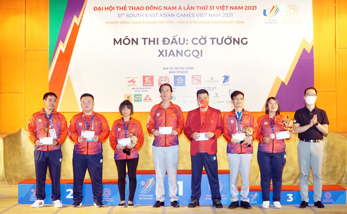 SEA Games 31: Cờ tướng Việt Nam vượt chỉ tiêu với 3 HCV