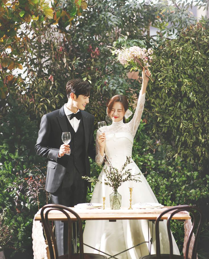 ý tưởng chụp ảnh cưới Hàn Quốc sang trọng