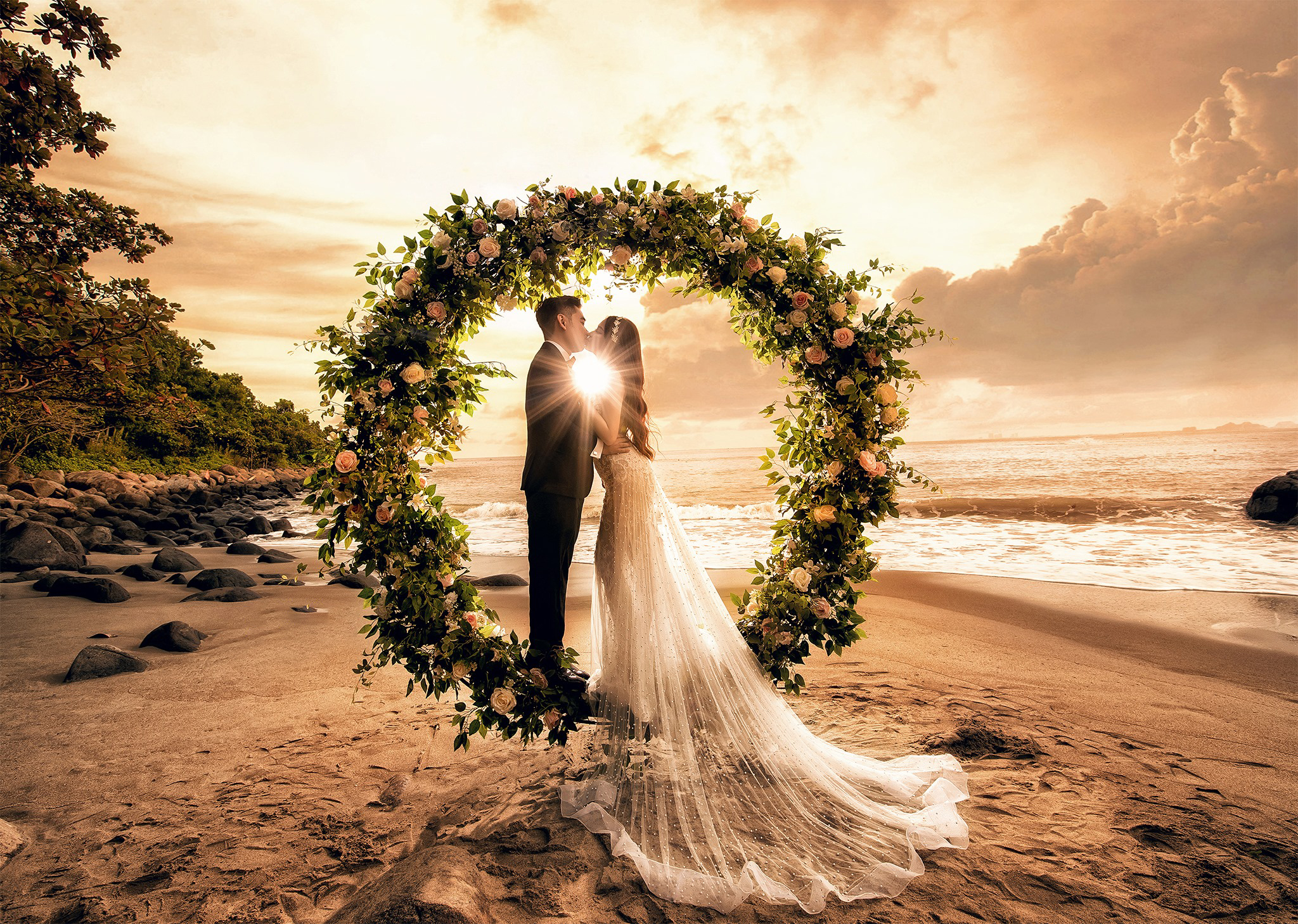 Concept chụp ảnh cưới ở biển
