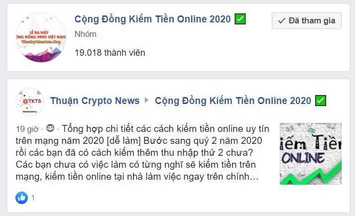Thành lập nhóm "Cộng đồng MMO Việt Nam" trên Facebbok