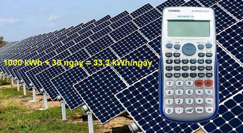 Công suất 1 tấm pin năng lượng mặt trời bao nhiêu?
