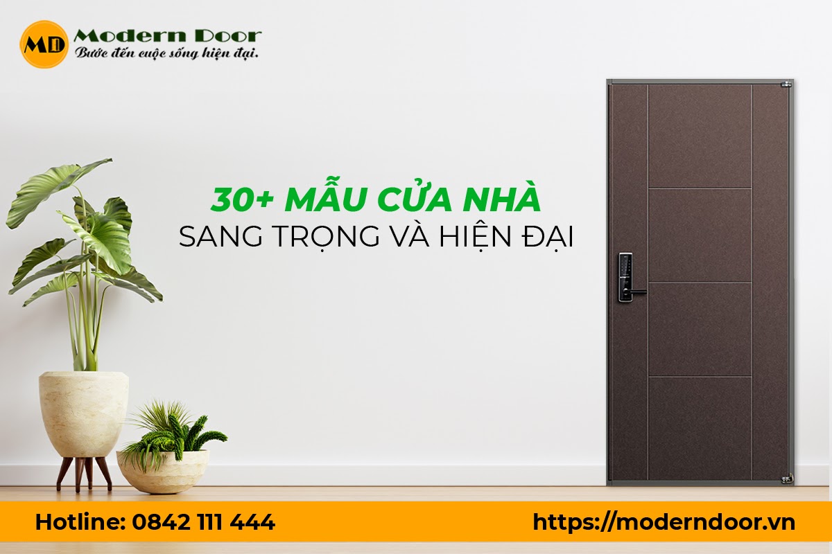 30+ mẫu cửa nhà, cửa chính đẹp và sang trọng - Modern Door