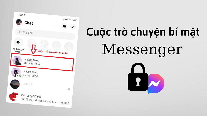 Cách tạo, gỡ cuộc trò chuyện bí mật trên Messenger cực NHANH