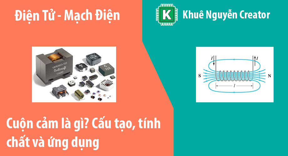 Cuộn cảm là gì? Cấu tạo, tính chất và ứng dụng của cuộn cảm