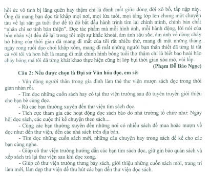 Bài dự thi đại sứ văn hóa đọc thủ đô 2019