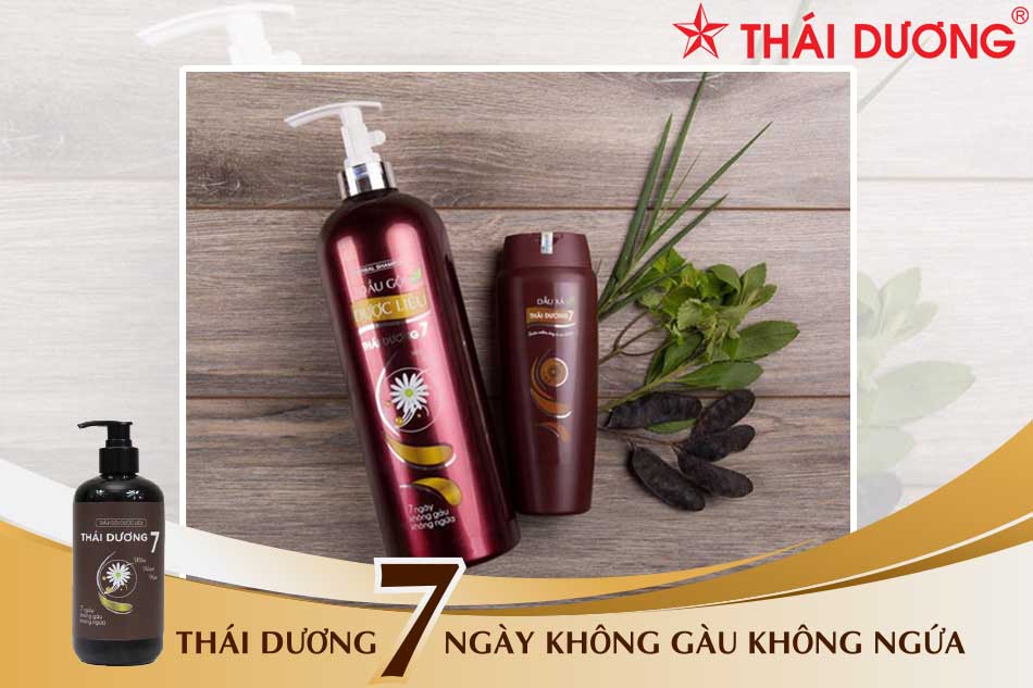 Dầu gội dược liệu Thái Dương 7 giúp trị gàu, ngừa rụng tóc cho nữ giới