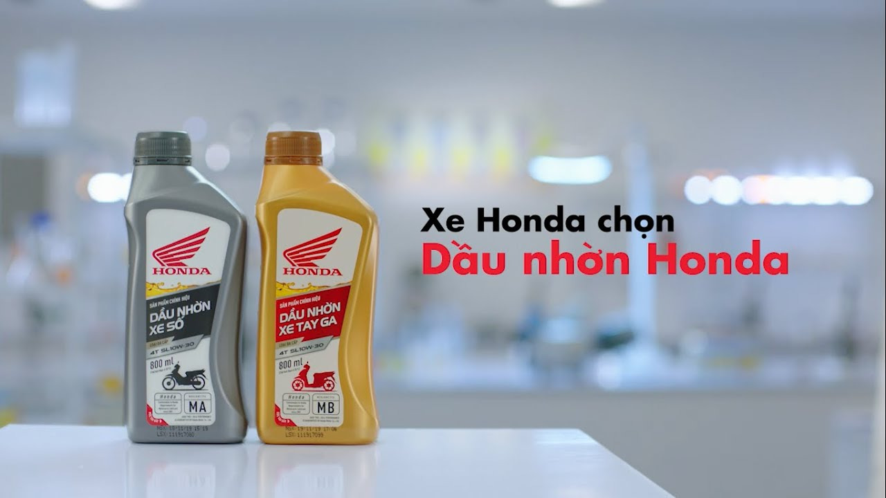 Dầu nhớt Honda tính năng ưu việt hơn - giá không đổi