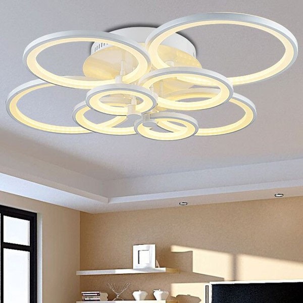 Đèn LED ốp trần trang trí phòng khách siêu sáng