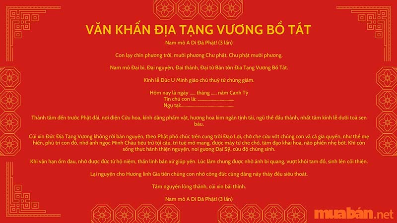 đi chùa khấn như thế nào trước Địa Tạng Vương