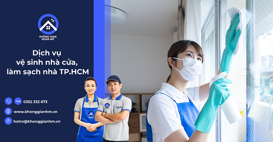 Dịch vụ vệ sinh nhà cửa sạch sẽ, uy tín TPHCM 10k/m², 55k/giờ