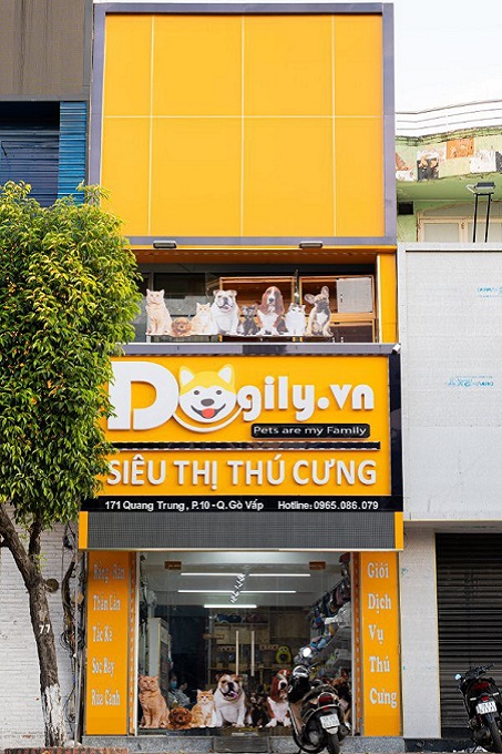 Siêu thị thú cưng Dogily Petshop Quang Trung.