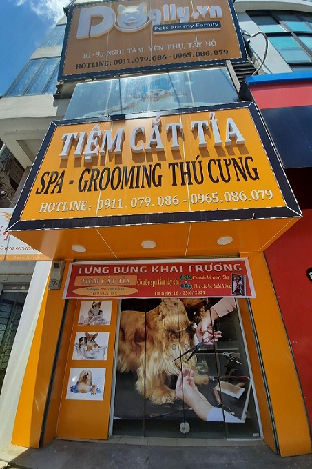 Dogily Petshop 81 Nghi Tàm, phường Yên Phụ, quận Tây Hồ, Tp Hà Nội.