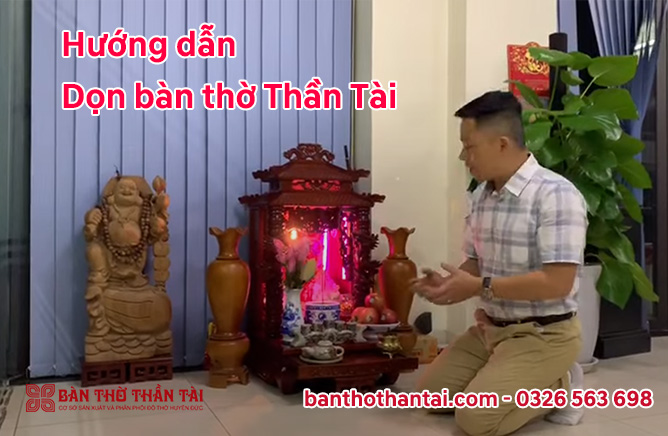 văn khấn bàn thờ Thần Tài 23 tháng chạp