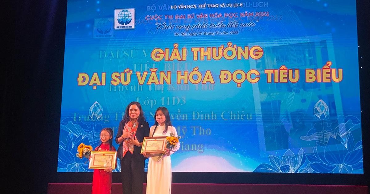 Trao giải Đại sứ Văn hóa đọc 2022