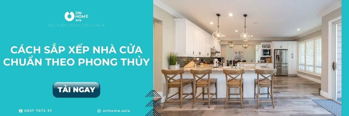 Sắp xếp nhà cửa theo phong thủy