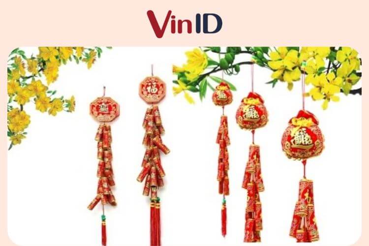 Màu đỏ của pháo giấy sẽ đem đến sự ấm cúng cho ngôi nhà của bạn vào ngày Tết