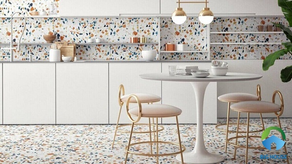 gạch lát nền terrazzo trang trí