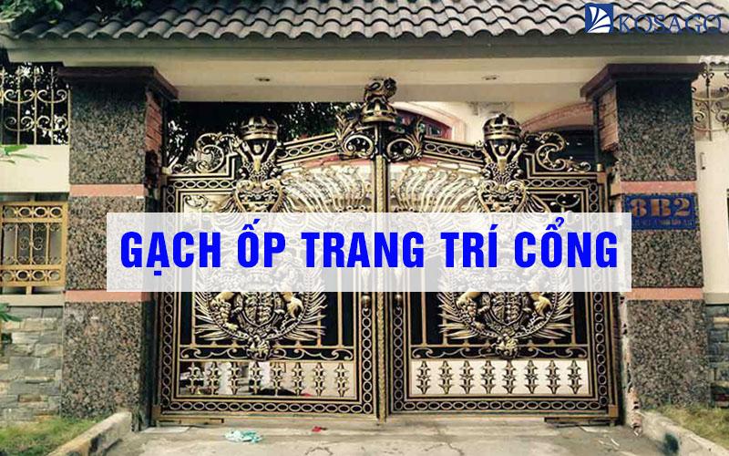 Gạch ốp trang trí cổng nhà - (VÌ SAO NÊN CHỌN?)