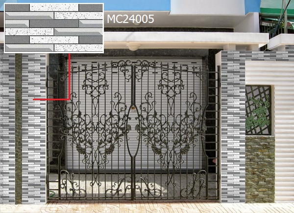 gạch ốp trụ cổng nhà MC24005