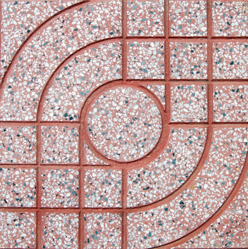 Gạch terrazzo hoa văn mắt nai