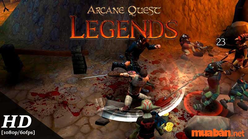 Arcane Quest Legends là tựa game offline nhập vai hay cho android mang phong cách chặt chém