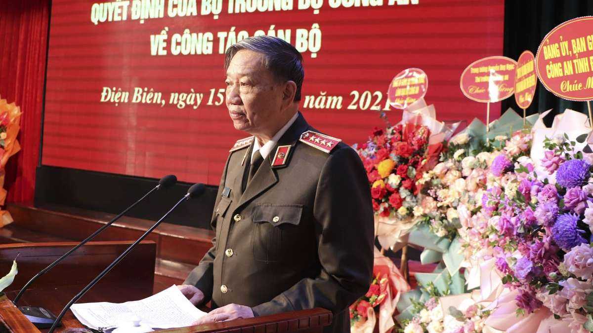 Đại tướng Tô Lâm phát biểu tại buổi lễ