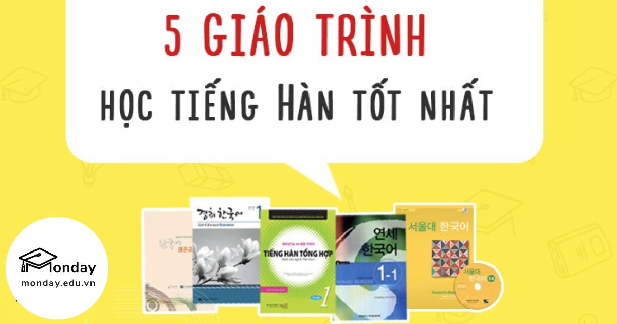 5 giáo trình học tiếng Hàn tốt nhất