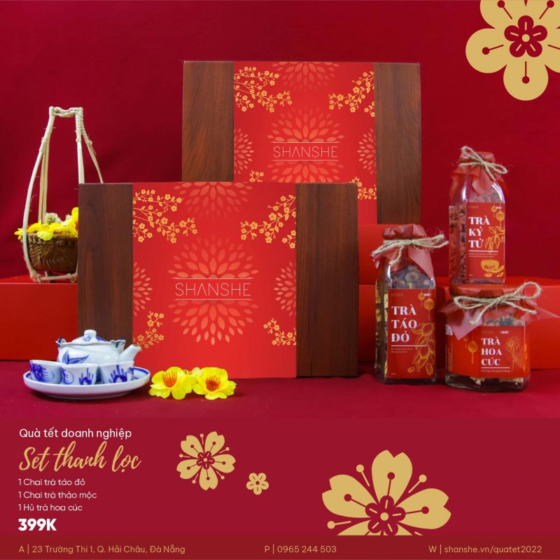 Set giỏ bánh kẹo Tết Thanh lọc