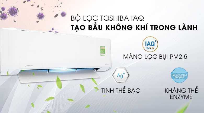 Bộ lọc IAQ - Máy lạnh Toshiba 1.5 HP RAS-H13C1KCVG-V