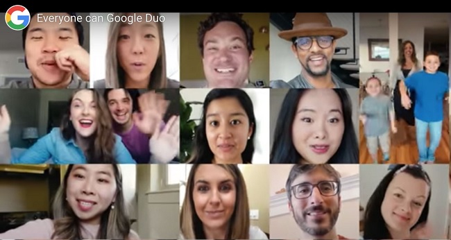 Google Duo cho phép gọi tối đa 32 người cùng lúc