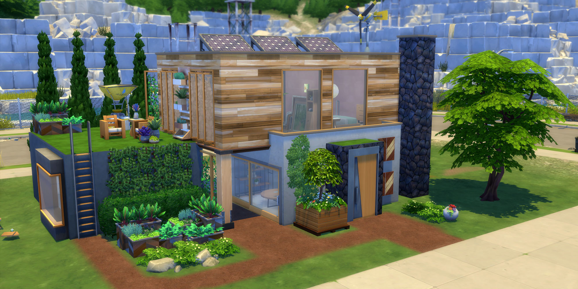 CÁCH XÂY DỰNG NGÔI NHÀ THÂN THIỆN TRONG THE SIMS 4: ECO LIFESTYLE - Chơi The Sims không đằng đó ơi