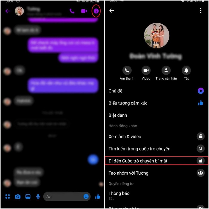 Tuyệt chiêu gửi tin nhắn bí mật trên Messenger