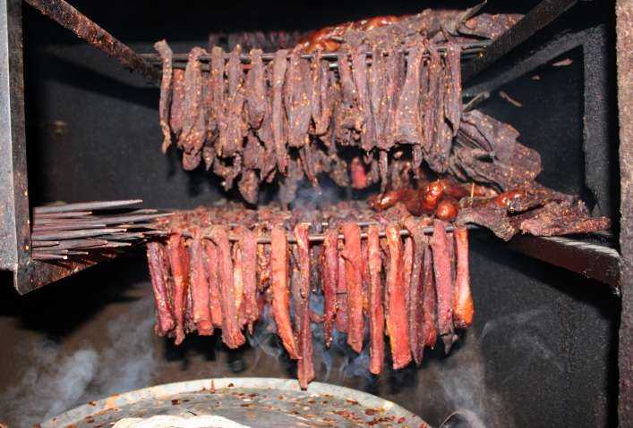 Thịt trâu gác bếp - Đặc sản Hà Giang