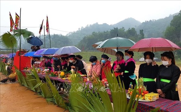 Le hoi Long tong - net van hoa dac sac cua nguoi Tay o Ha Giang hinh anh 1