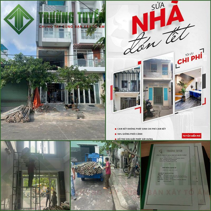 Hình ảnh Thi Công Sửa Nhà Anh Thiện Tây Thạnh Tân Phú